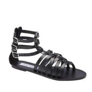 Steve Madden Yashi Gladiator Sandals Flats Shoes Size 8‎ New